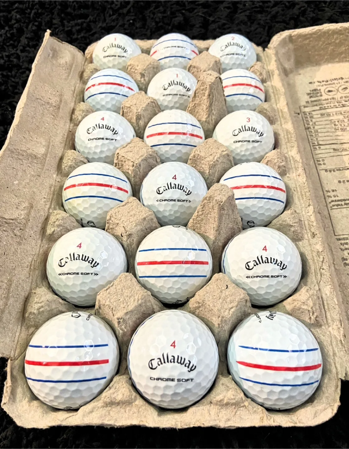 18 Callaway Chrome Soft Triple Track Golf Balls thumbnail