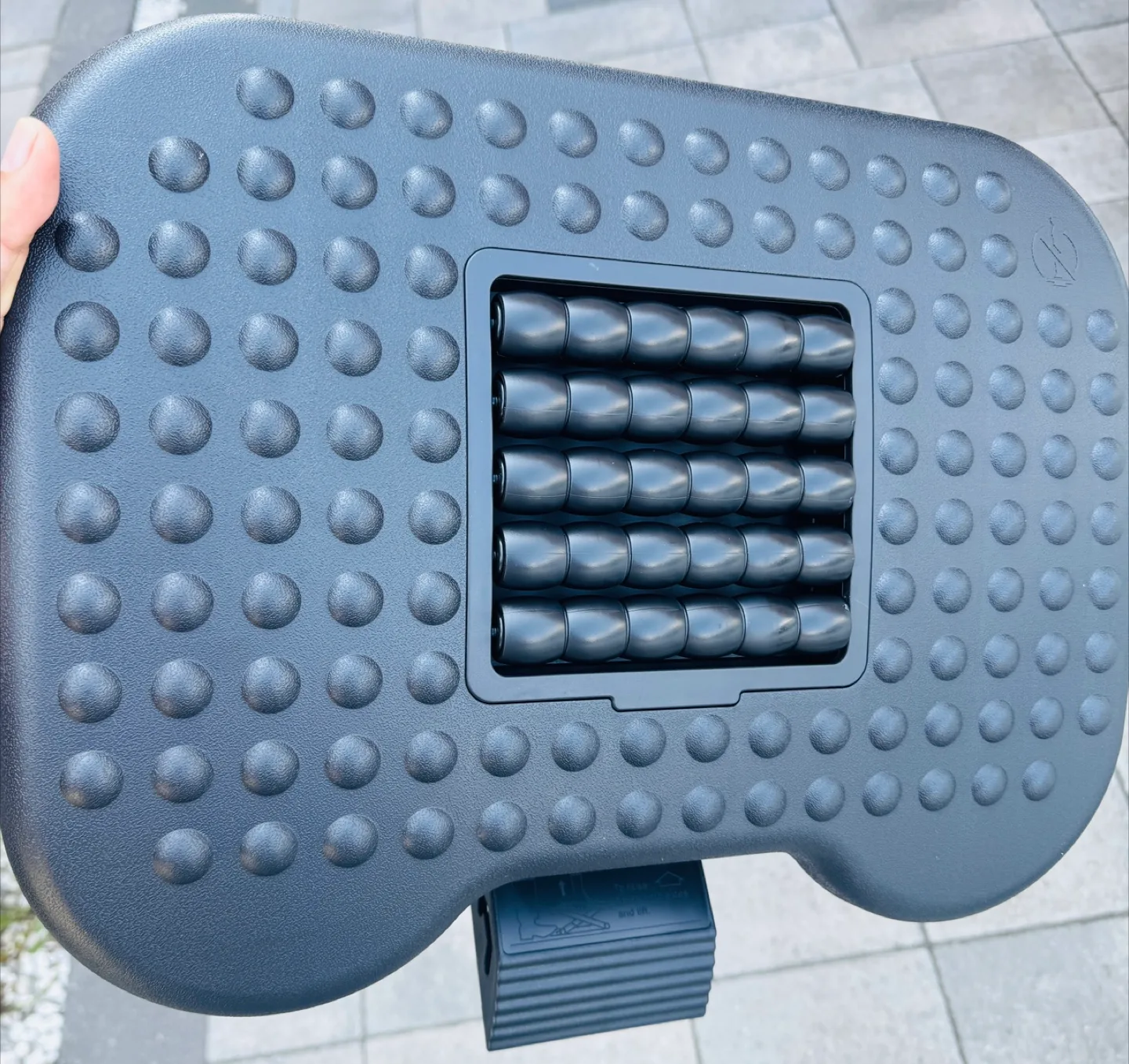 Brand New Adjustable Footrest - Black thumbnail