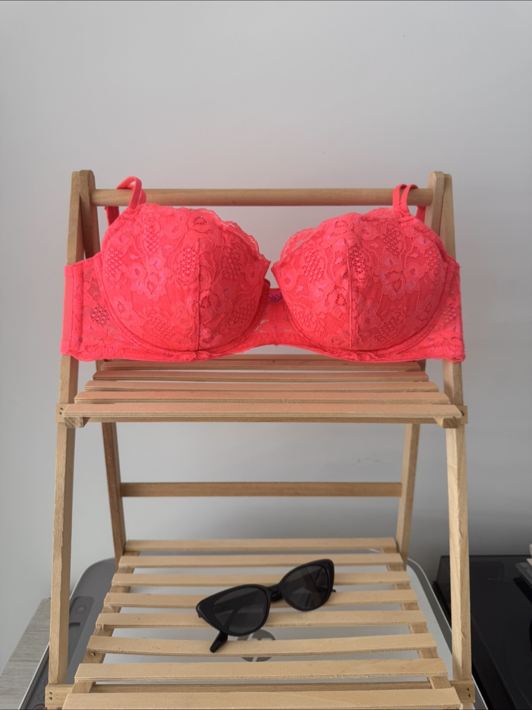 Pink Lace Bra