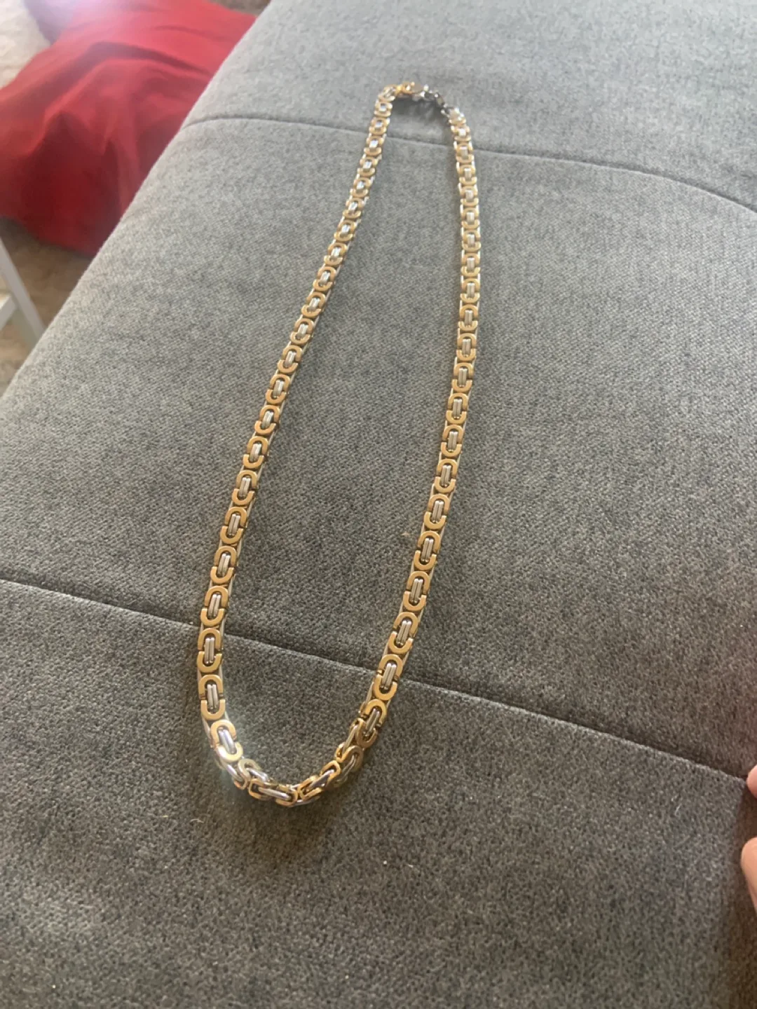 Gold & Silver Chain Necklace thumbnail