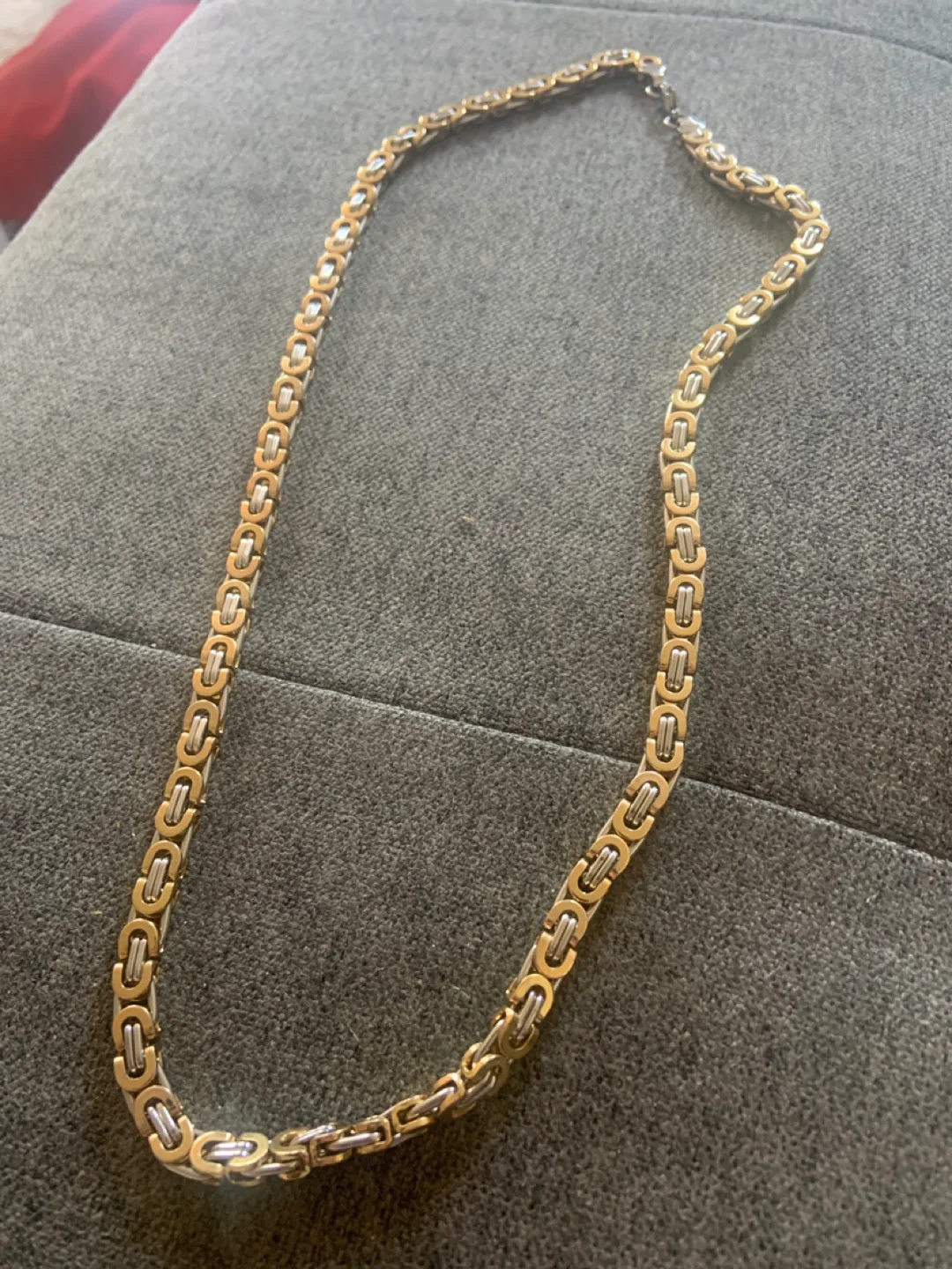 Gold & Silver Chain Necklace image indicator(2)