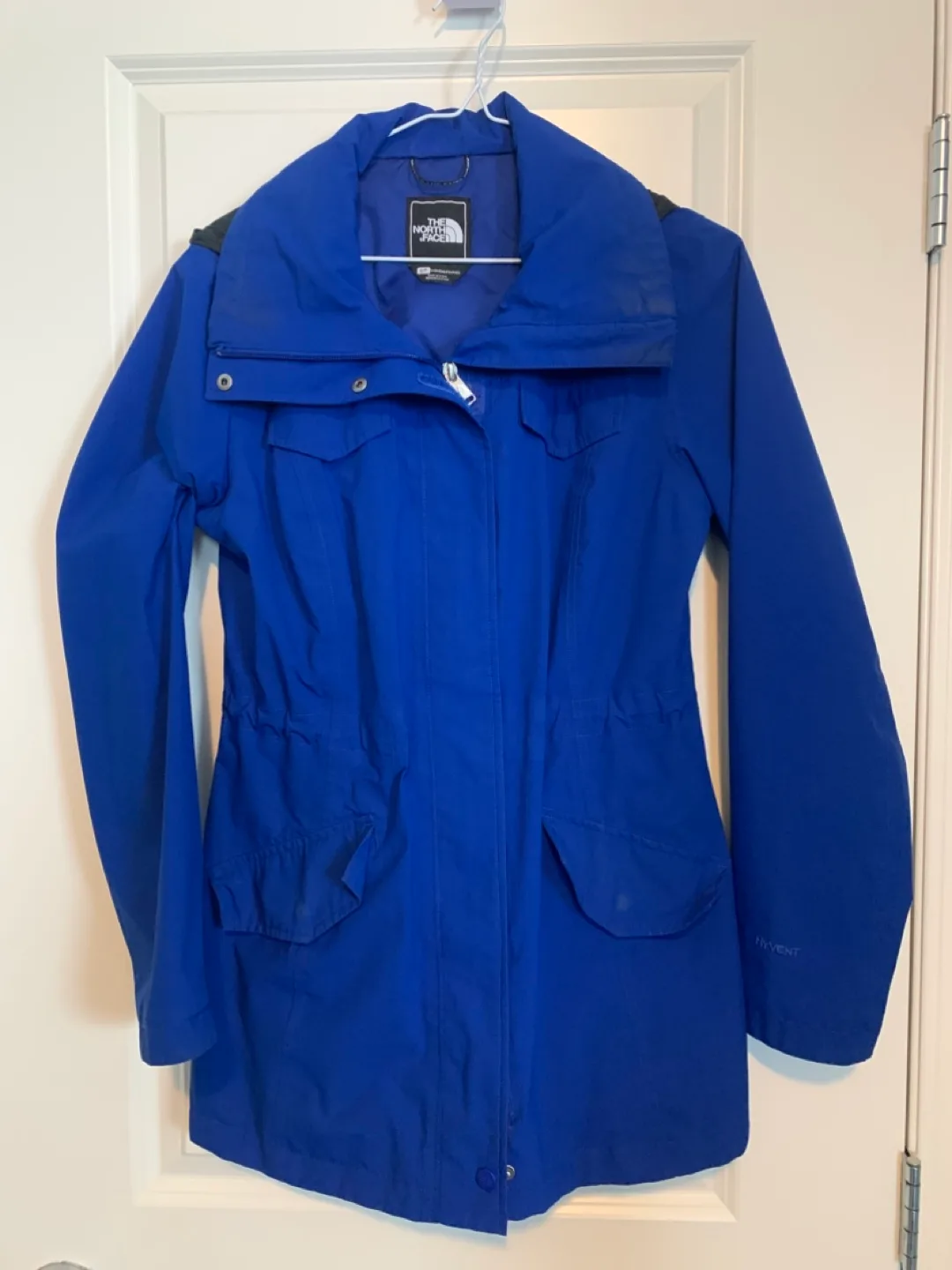The North Face Blue Rain Jacket - Women's Small thumbnail