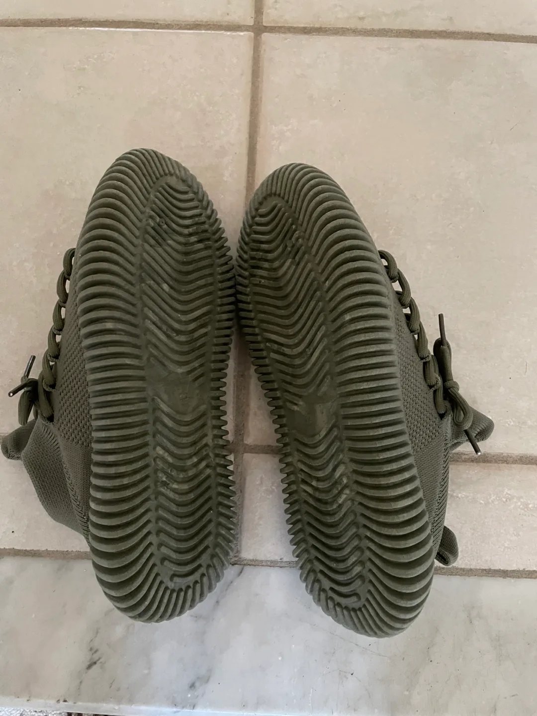 Brand new without box Olive Green Knit Sneakers image indicator(3)