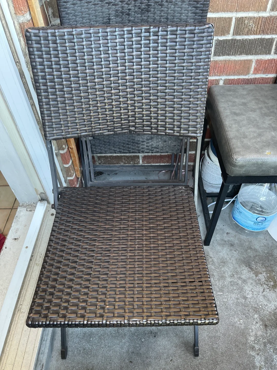 Wicker Outdoor Folding Chair image indicator(2)