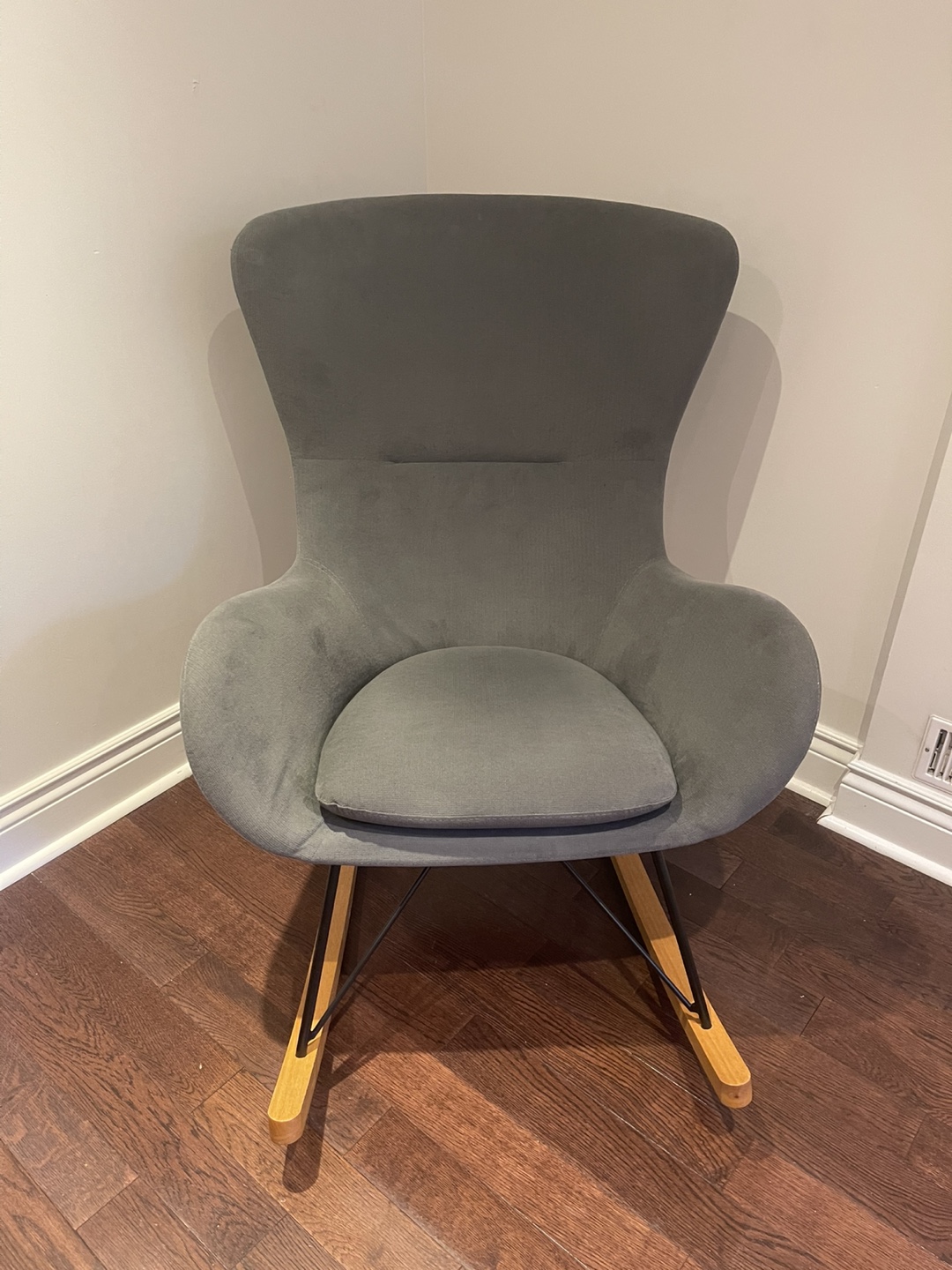 Grey Rocking Chair