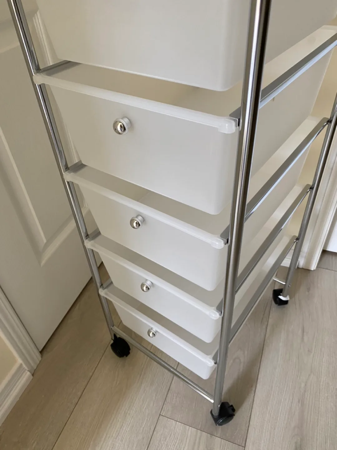 Storage rolling cart with 5 drawers thumbnail