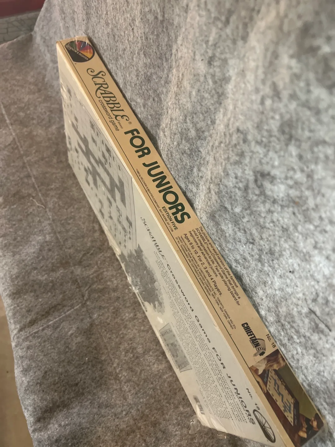 Brand New Vintage Scrabble for Juniors Crossword Game image indicator(3)