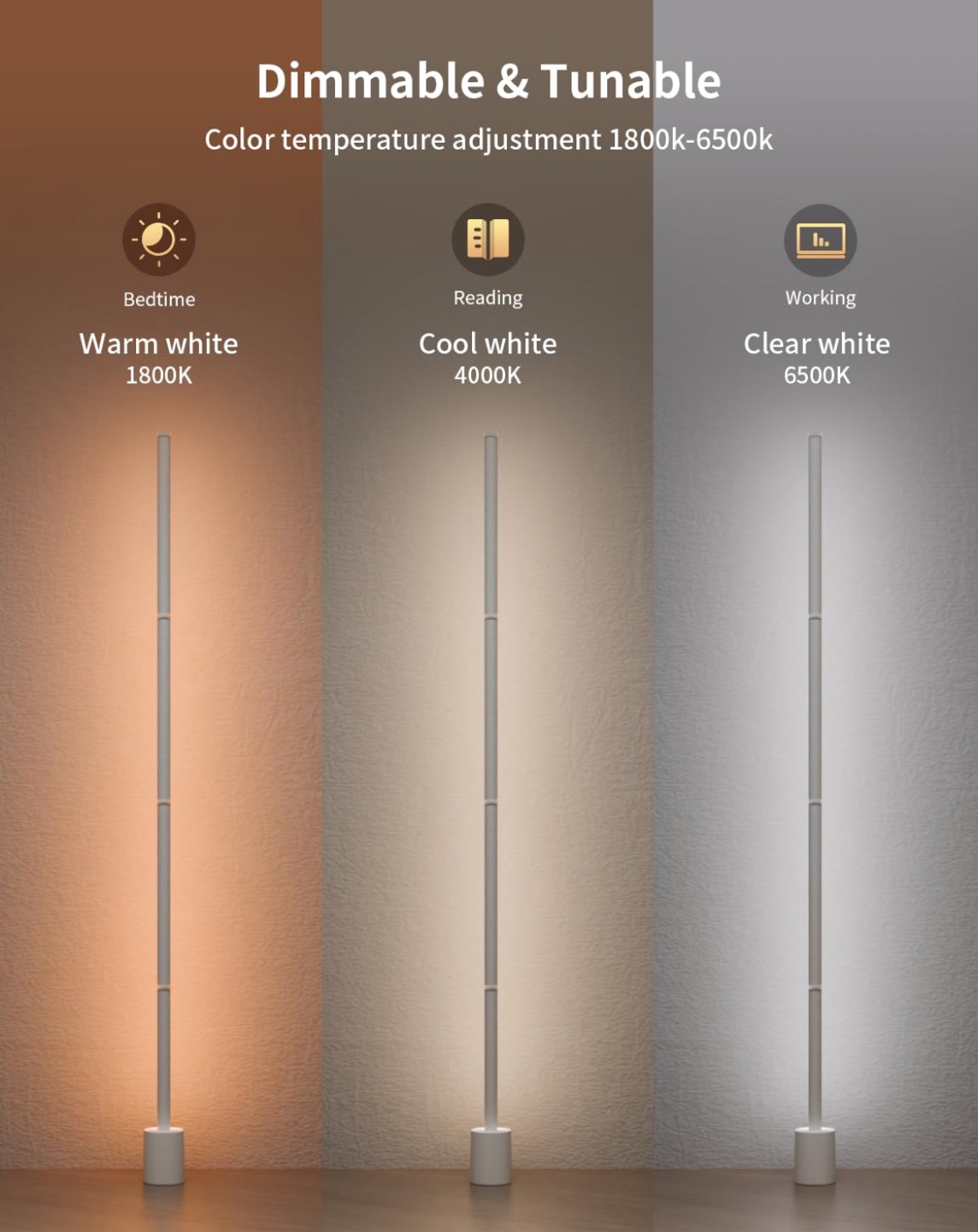 Ailofy Smart Corner Floor Lamp, LED Floor Lamp - photo 3