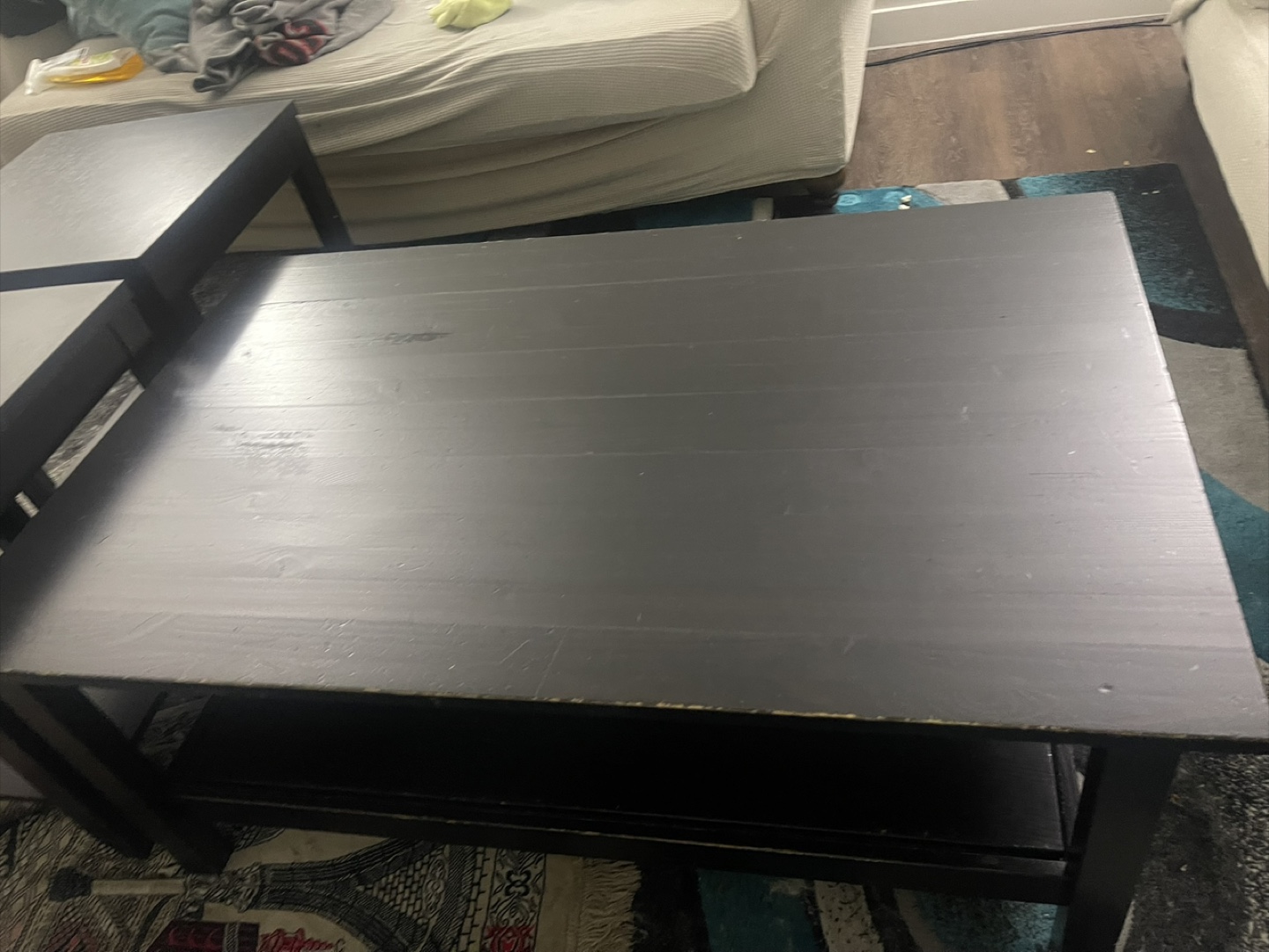 Coffee table with two side tables - photo 2