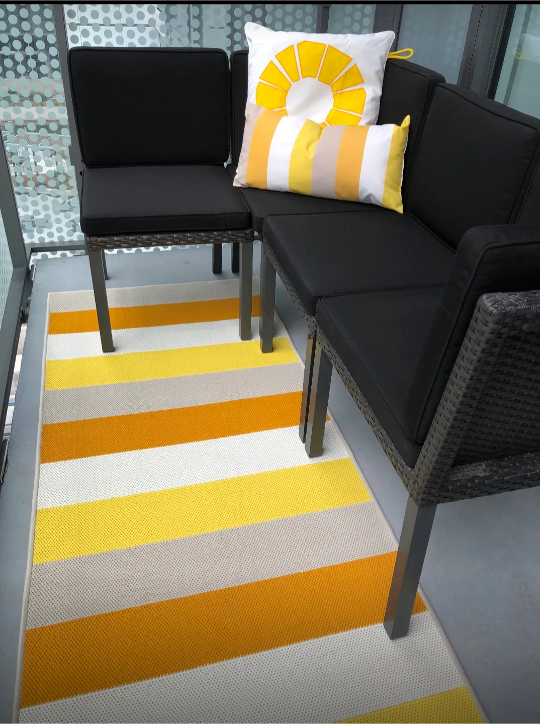 Outdoor Patio Set with Table and Accessories - Perfect for Condo thumbnail