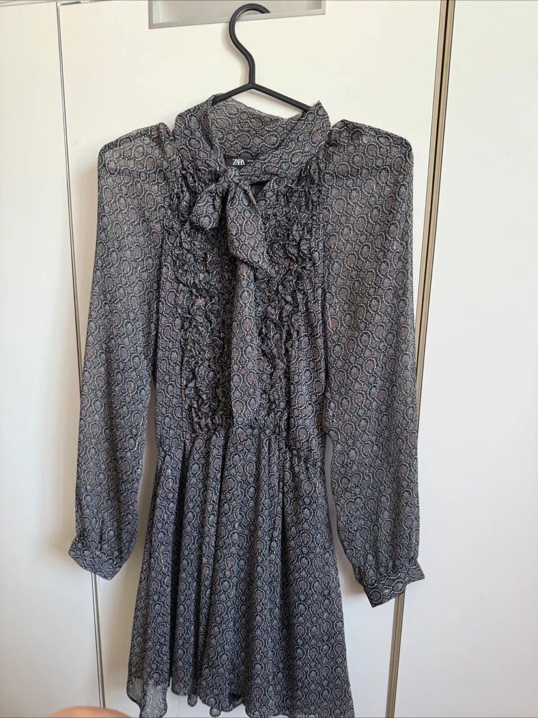 XS formal Zara gray summer dress thumbnail