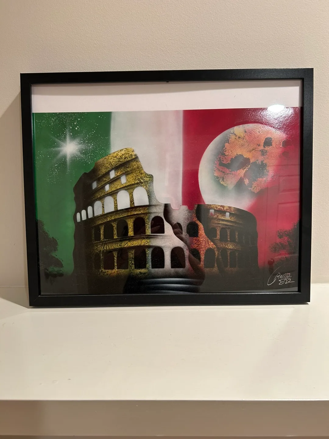 🇨🇦IKEA Ribba Frame with Italian Coliseum Print-Reduced! thumbnail