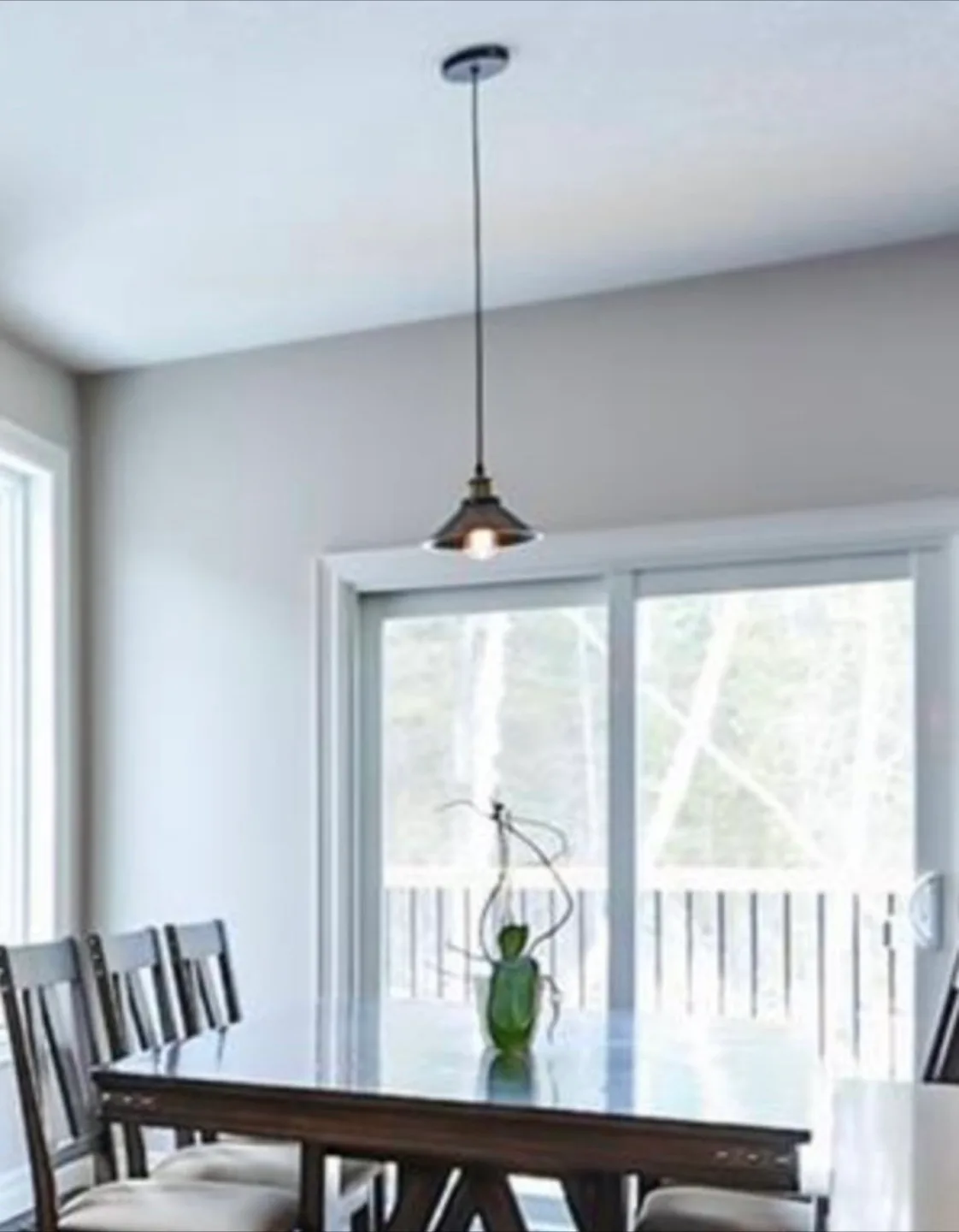 Black Industrial Pendant Light image indicator(9)