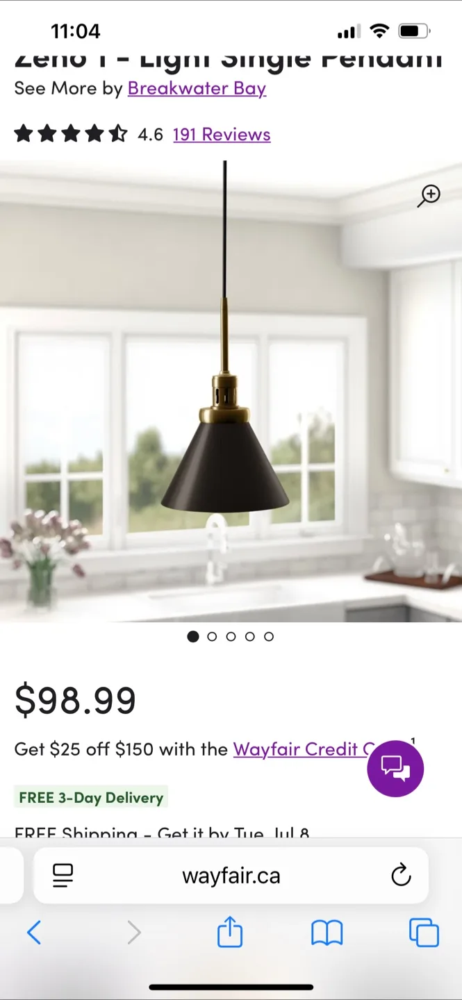 Black Industrial Pendant Light image indicator(10)