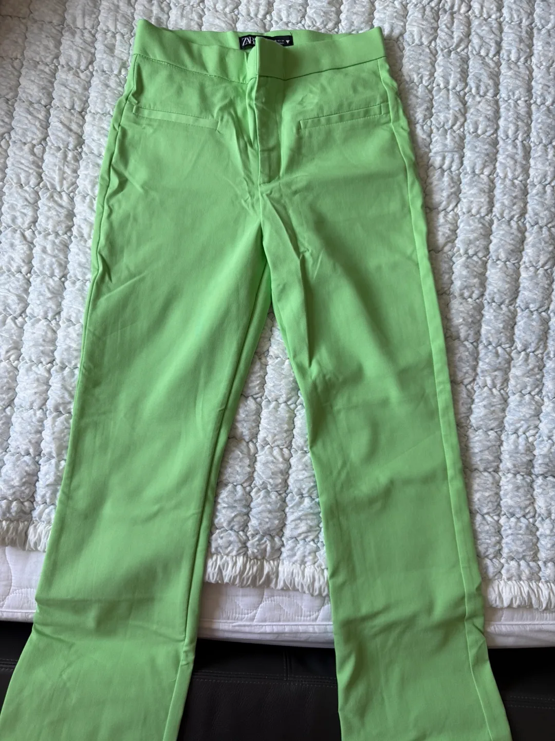 Spring light green XS Zara formal pants thumbnail