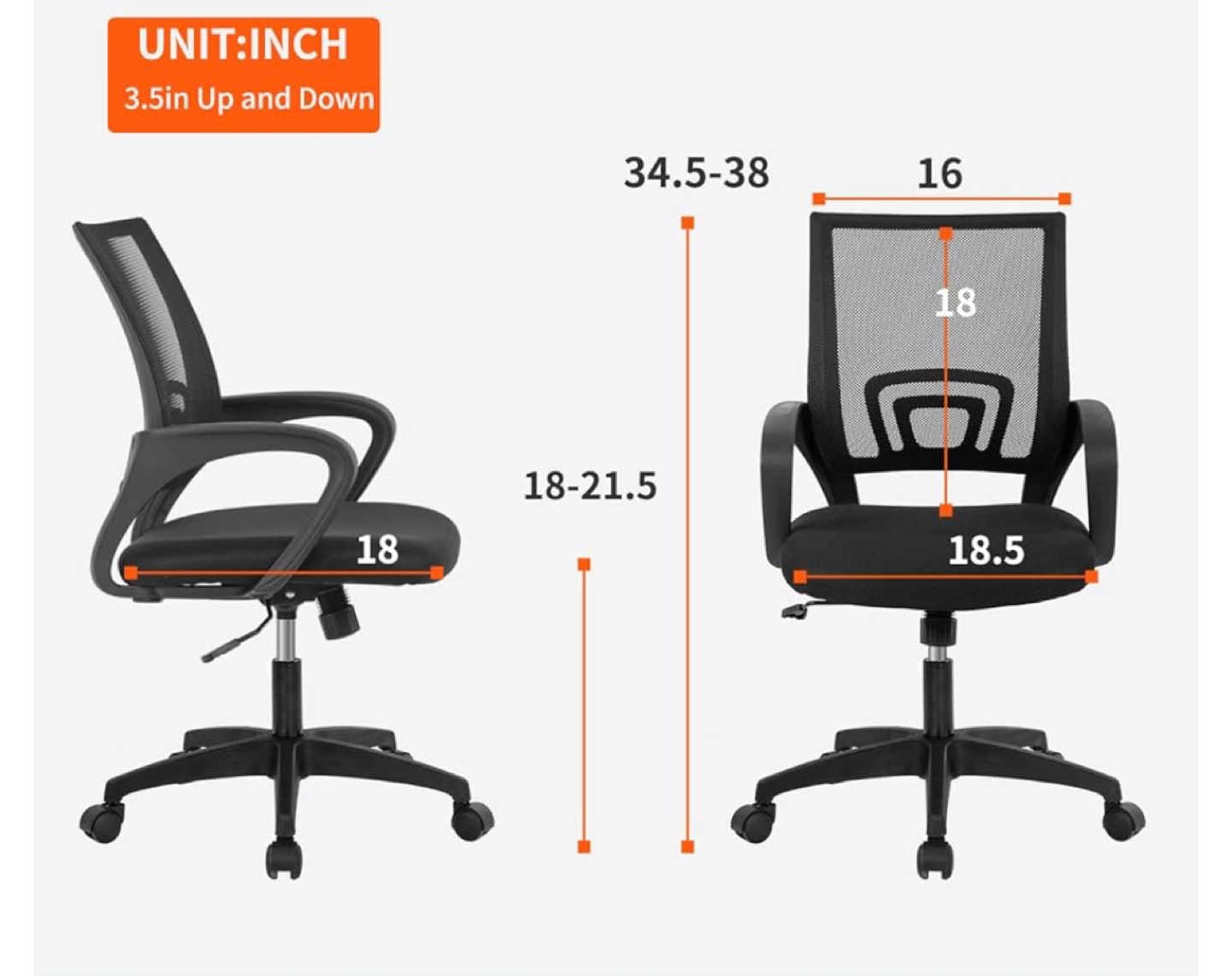 Black Mesh Office Chair