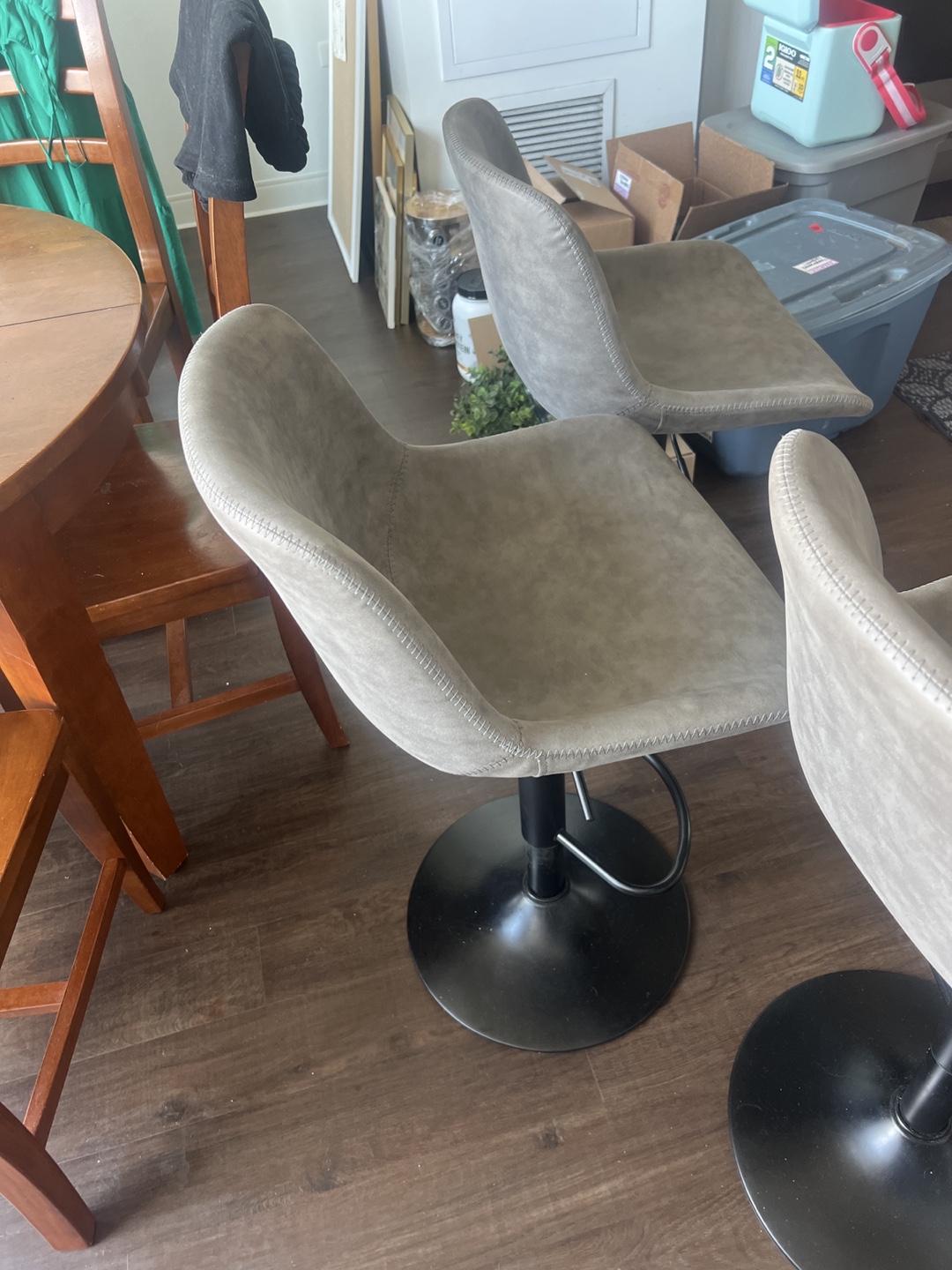 Set of 3 Bar Stools - photo 2