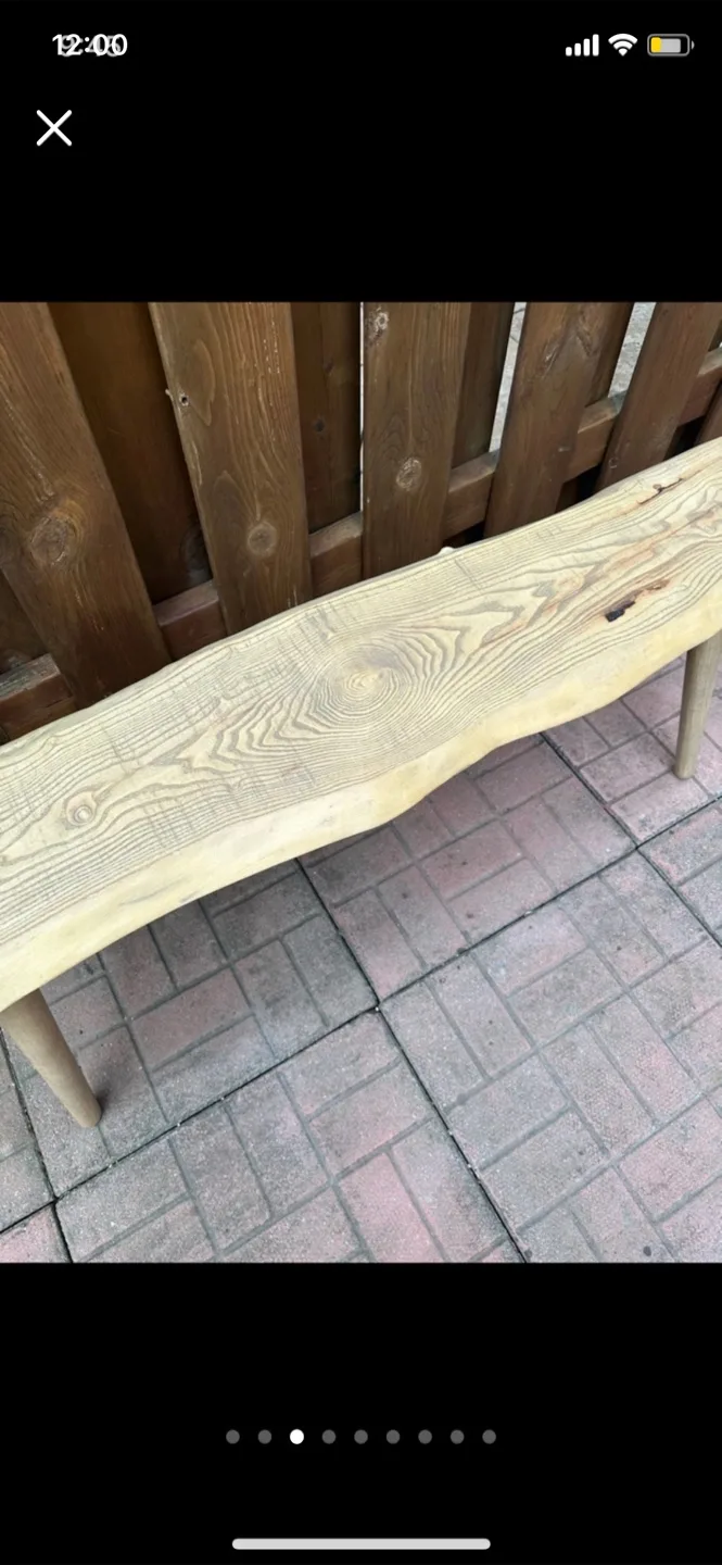 Handmade Wooden Bench image indicator(3)