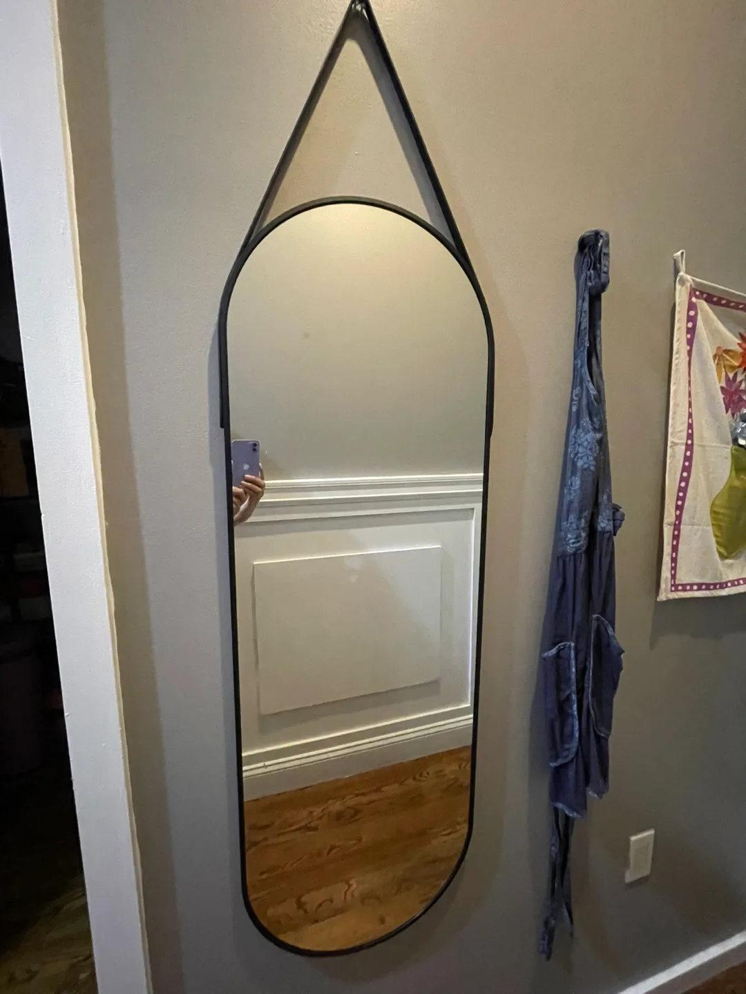 Rounded Full Length Mirror Wall Mirror thumbnail