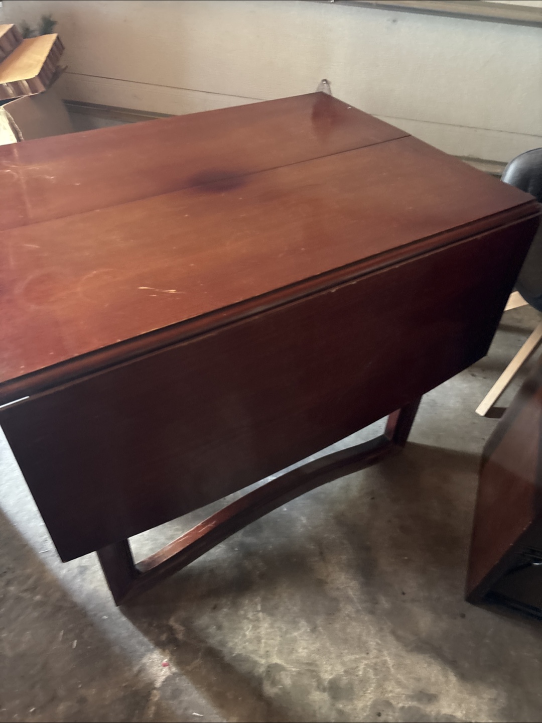 Wooden Drop Leaf Table - photo 5