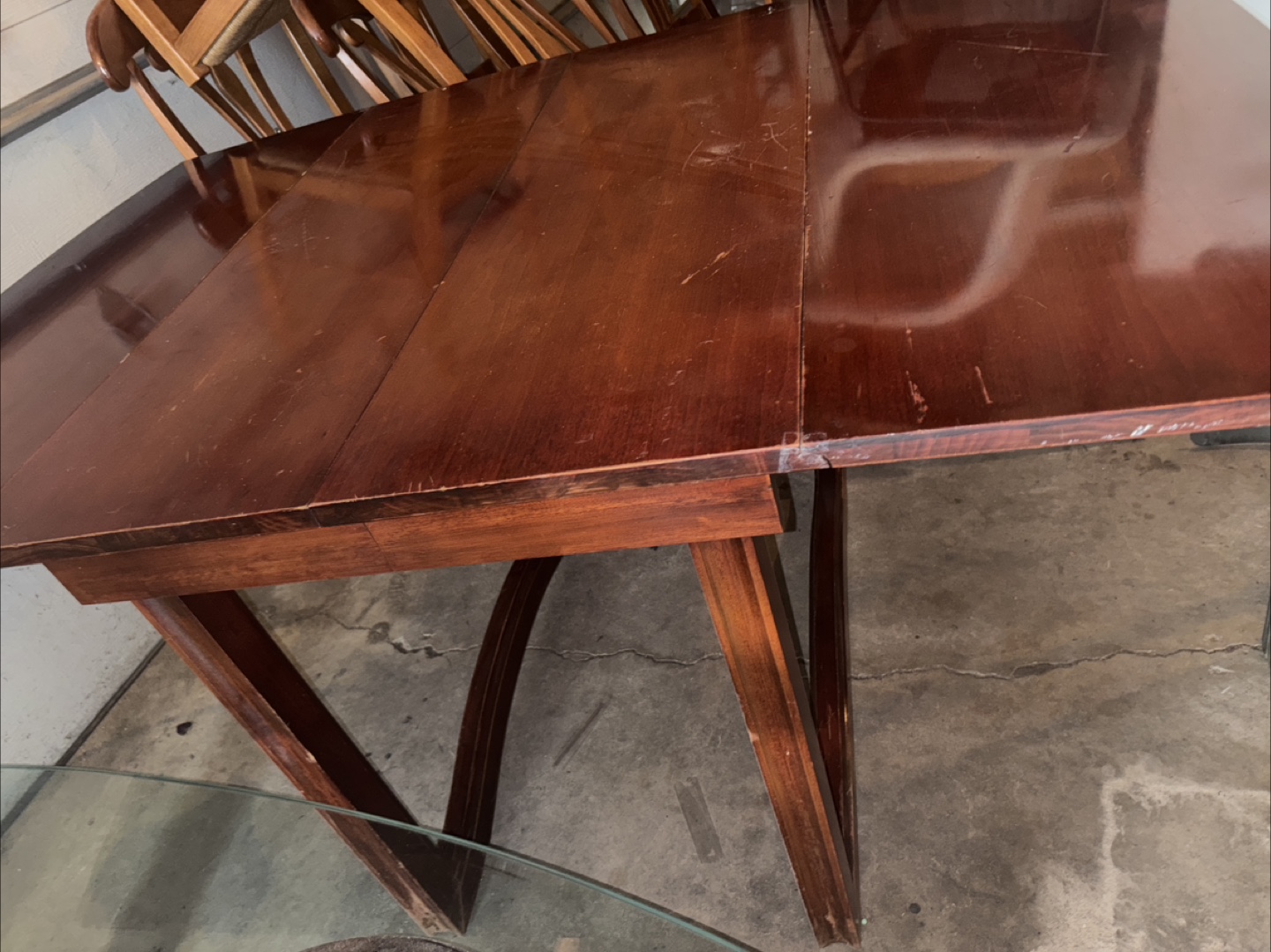 Wooden Drop Leaf Table - photo 2