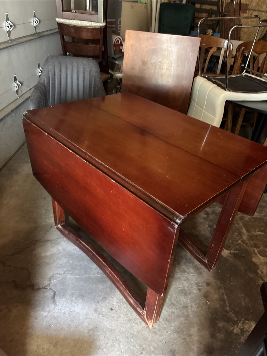 Wooden Drop Leaf Table - photo 3
