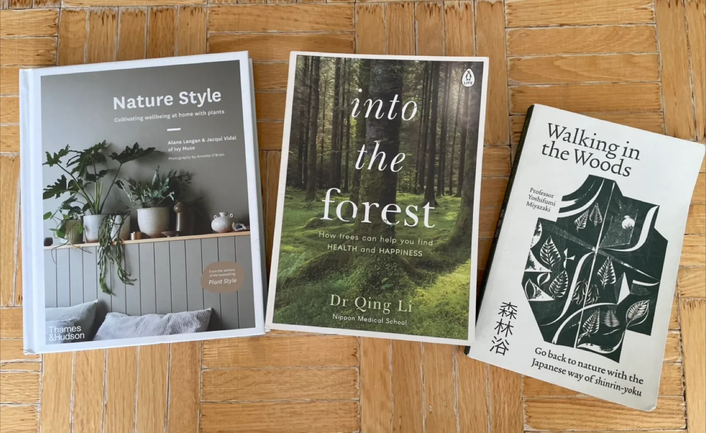 Lot of 3 Nature / Forest Books, Imports. thumbnail