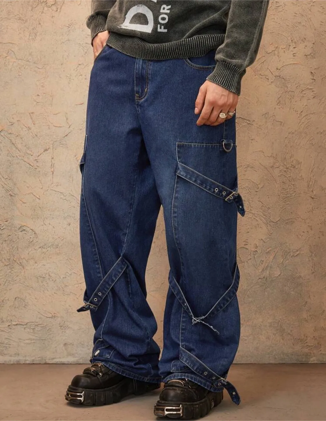 Cargo Jeans with Straps thumbnail