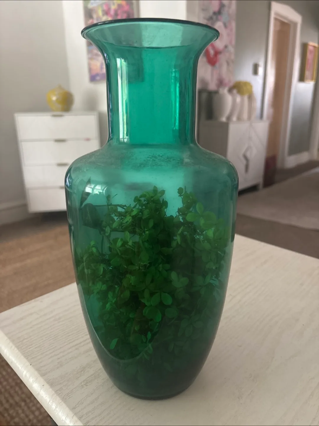 Green Glass Vase thumbnail