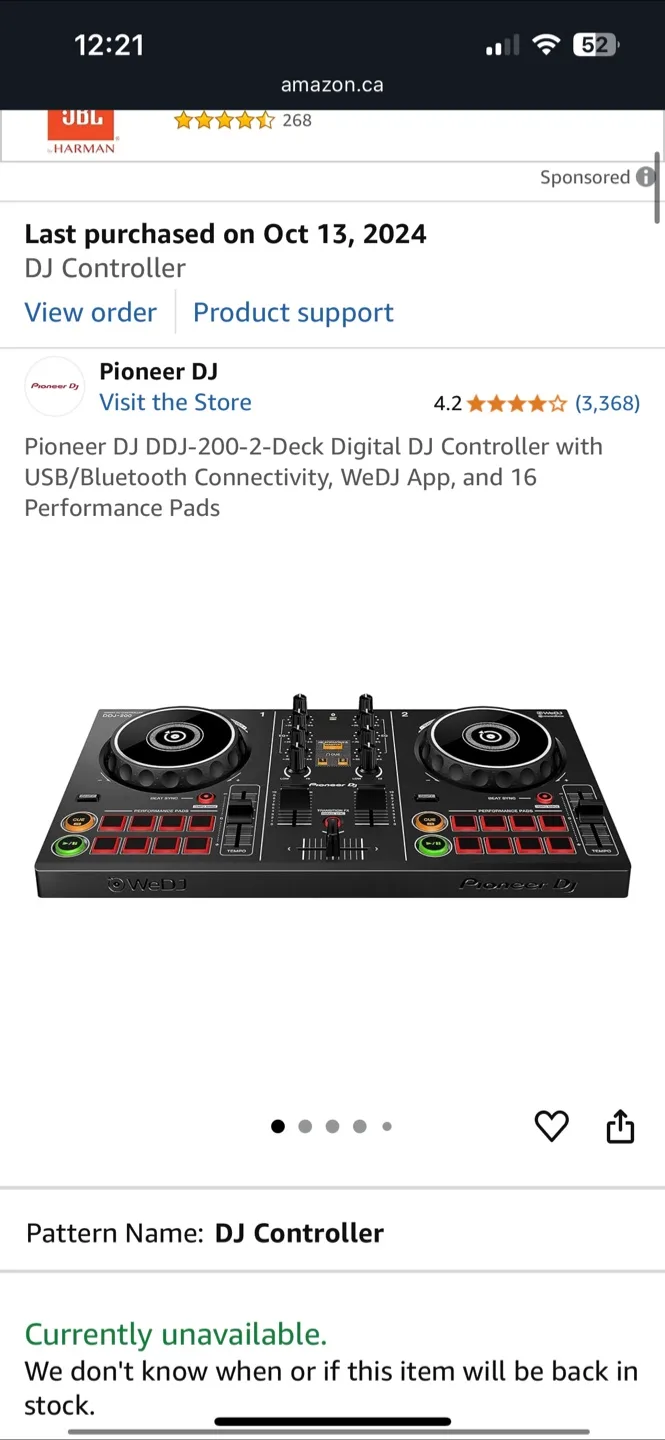 Pioneer DJ DDJ-200 2-Deck Digital DJ Controller thumbnail