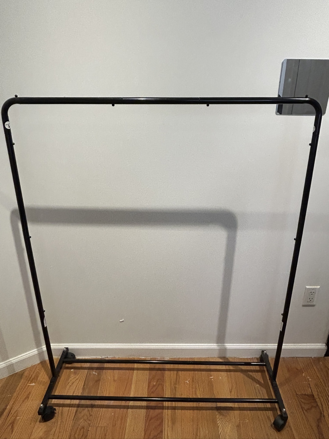 MOVEOUT SALE: Black Rolling Clothes Rack