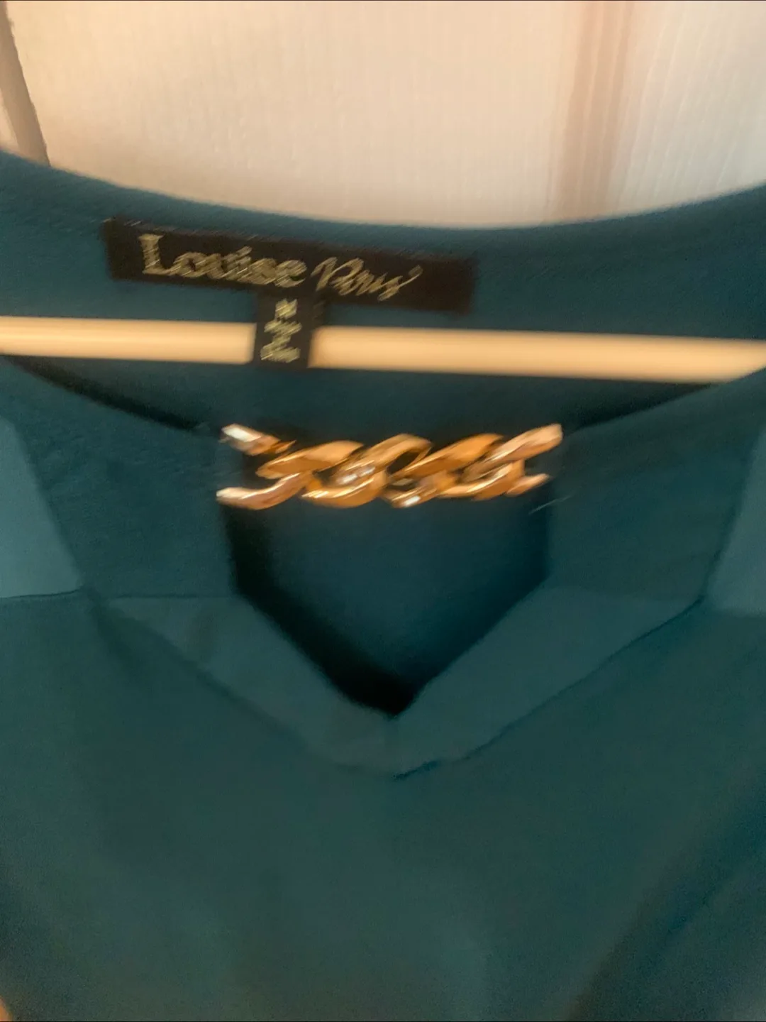 Louise Paris Green Top - Size M thumbnail