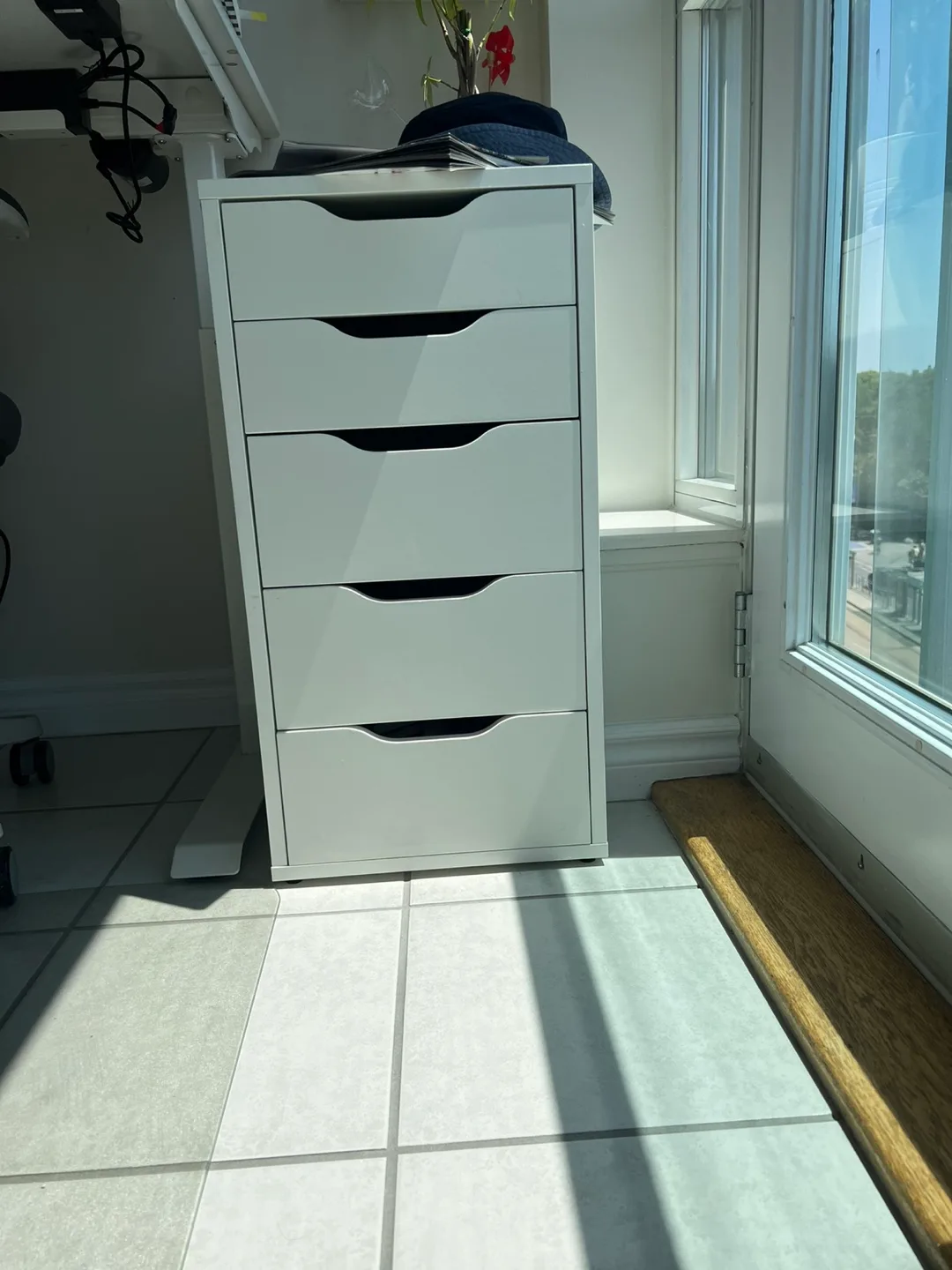 IKEA Alex Drawer Unit - White thumbnail