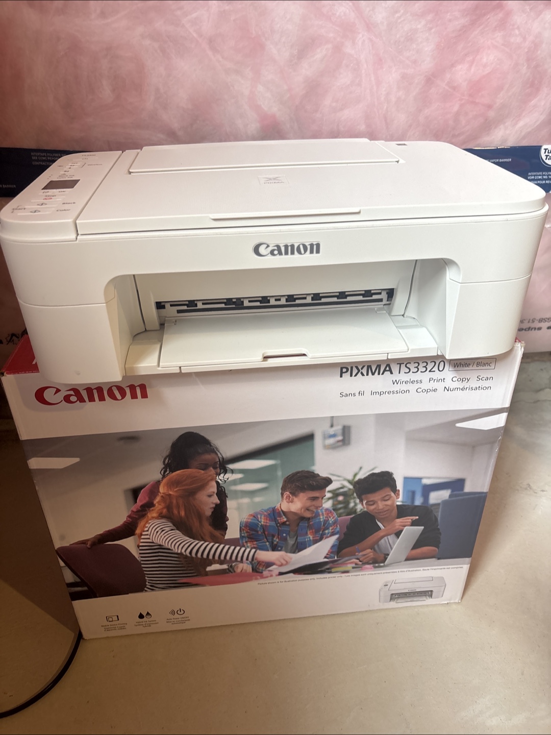 Canon PIXMA TS3320 Wireless Printer - White