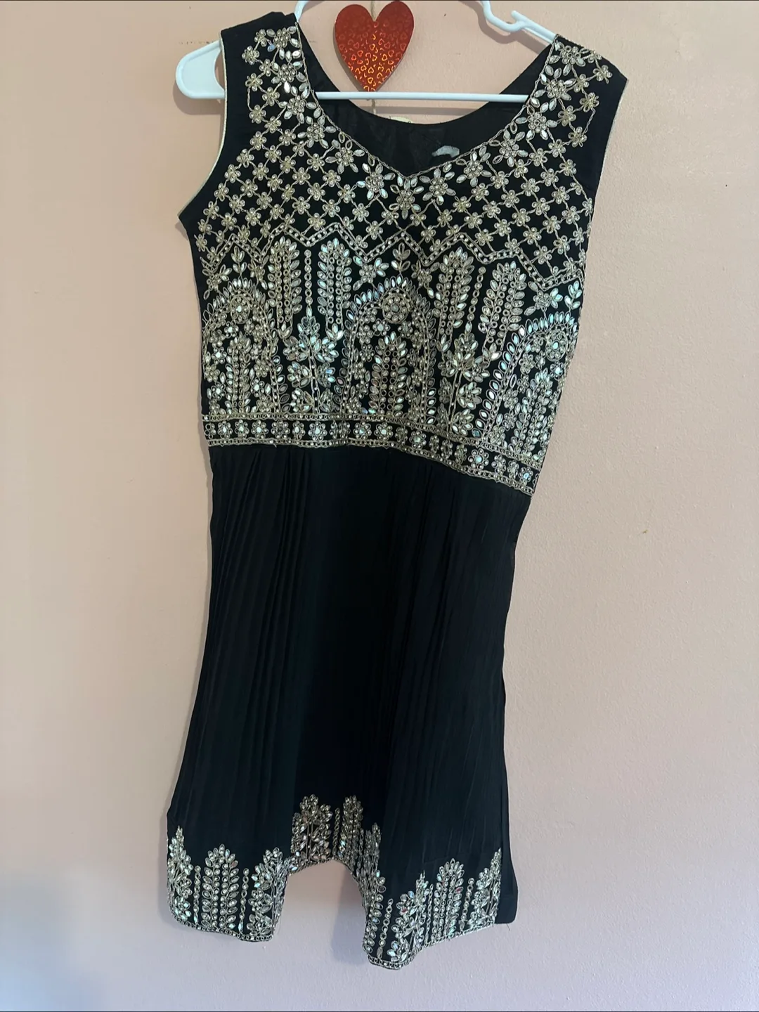Black Embellished Indian Dress thumbnail