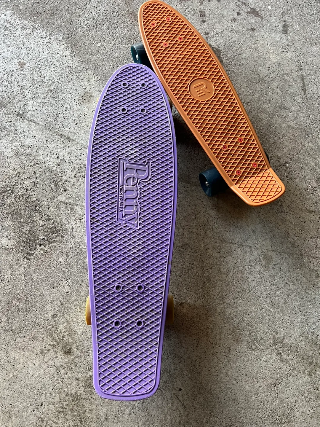 Penny Skateboard - Purple & Orange thumbnail