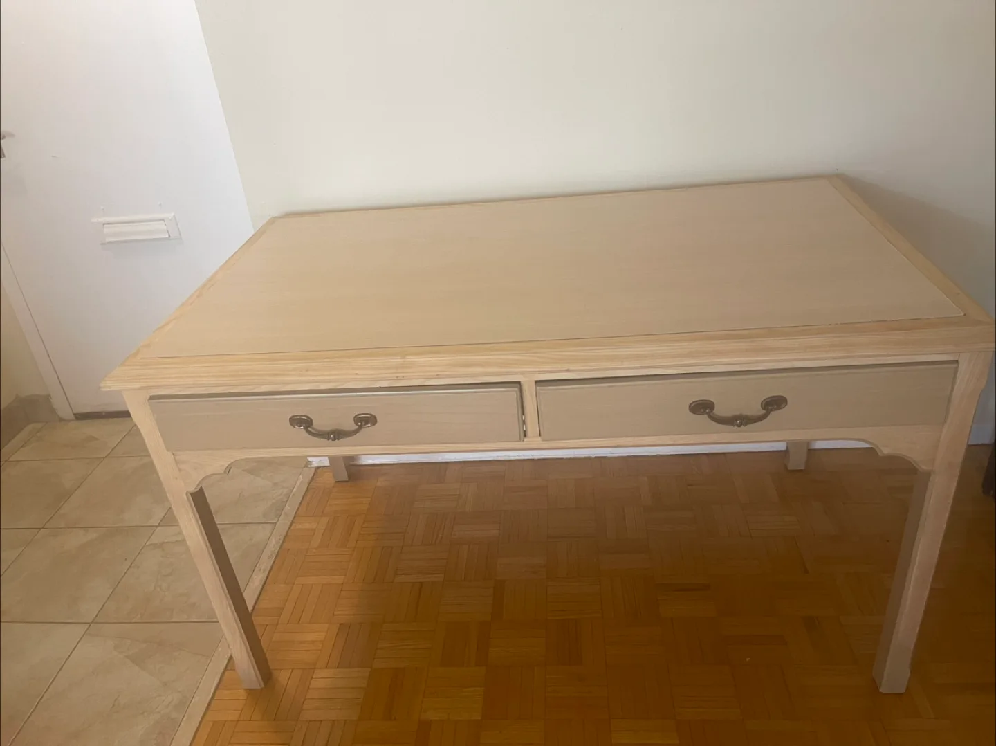 Wooden Desk with Drawers thumbnail