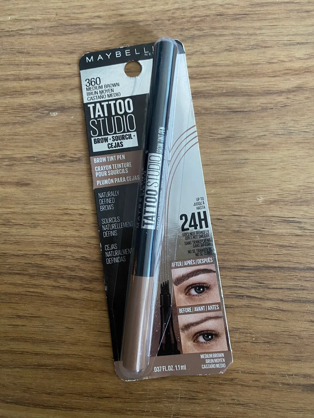 Maybelline Tattoo Studio Brow Tint Pen - Medium Brown thumbnail