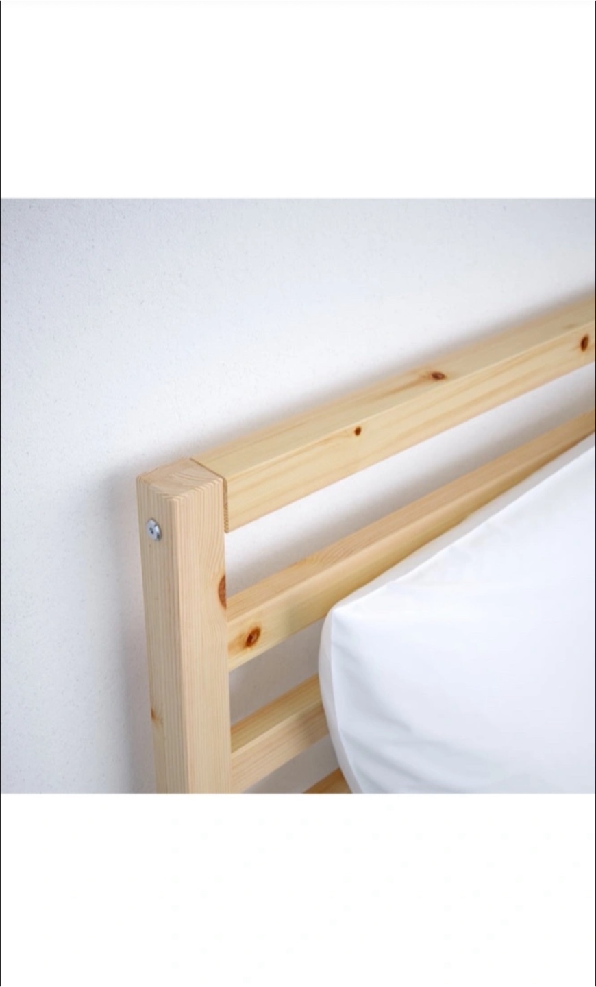 IKEA Queen Bed Frame+ Morgedal Foam Mattress - photo 5