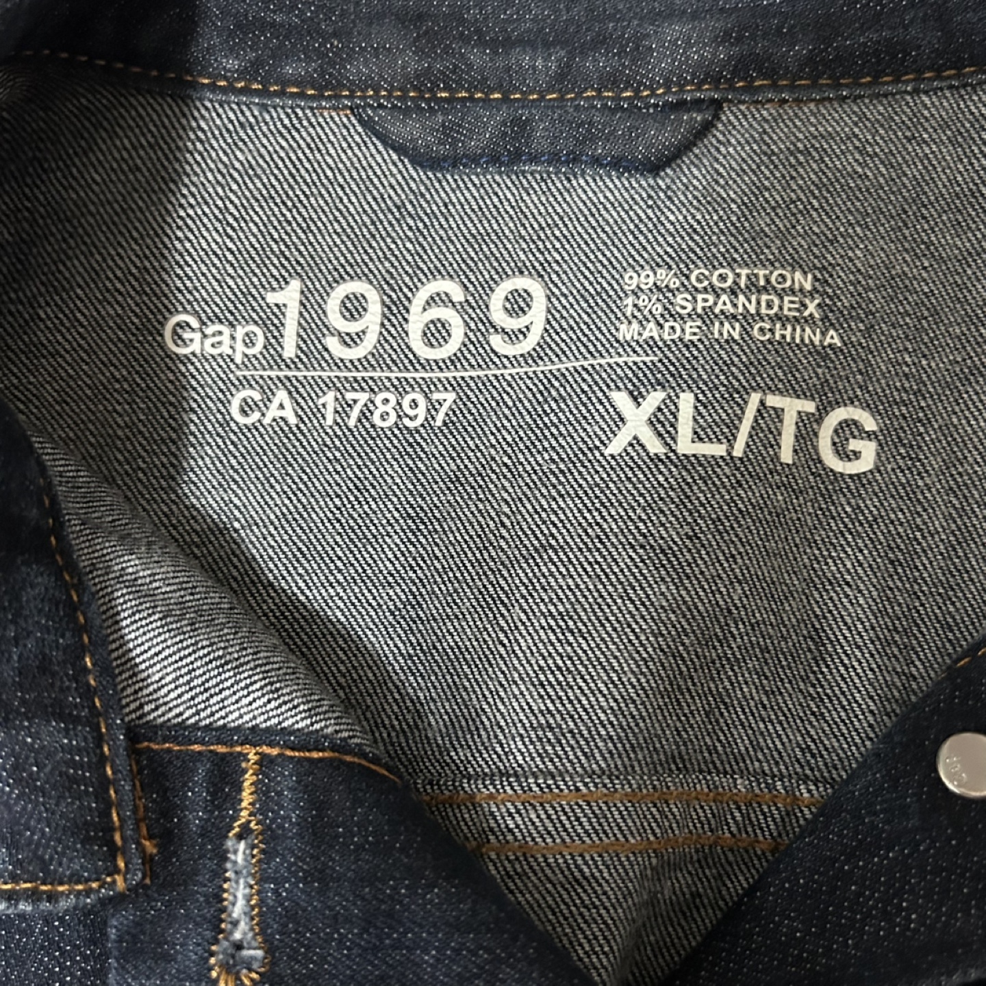 Gap 1969 Denim Jacket - Size XL - photo 3