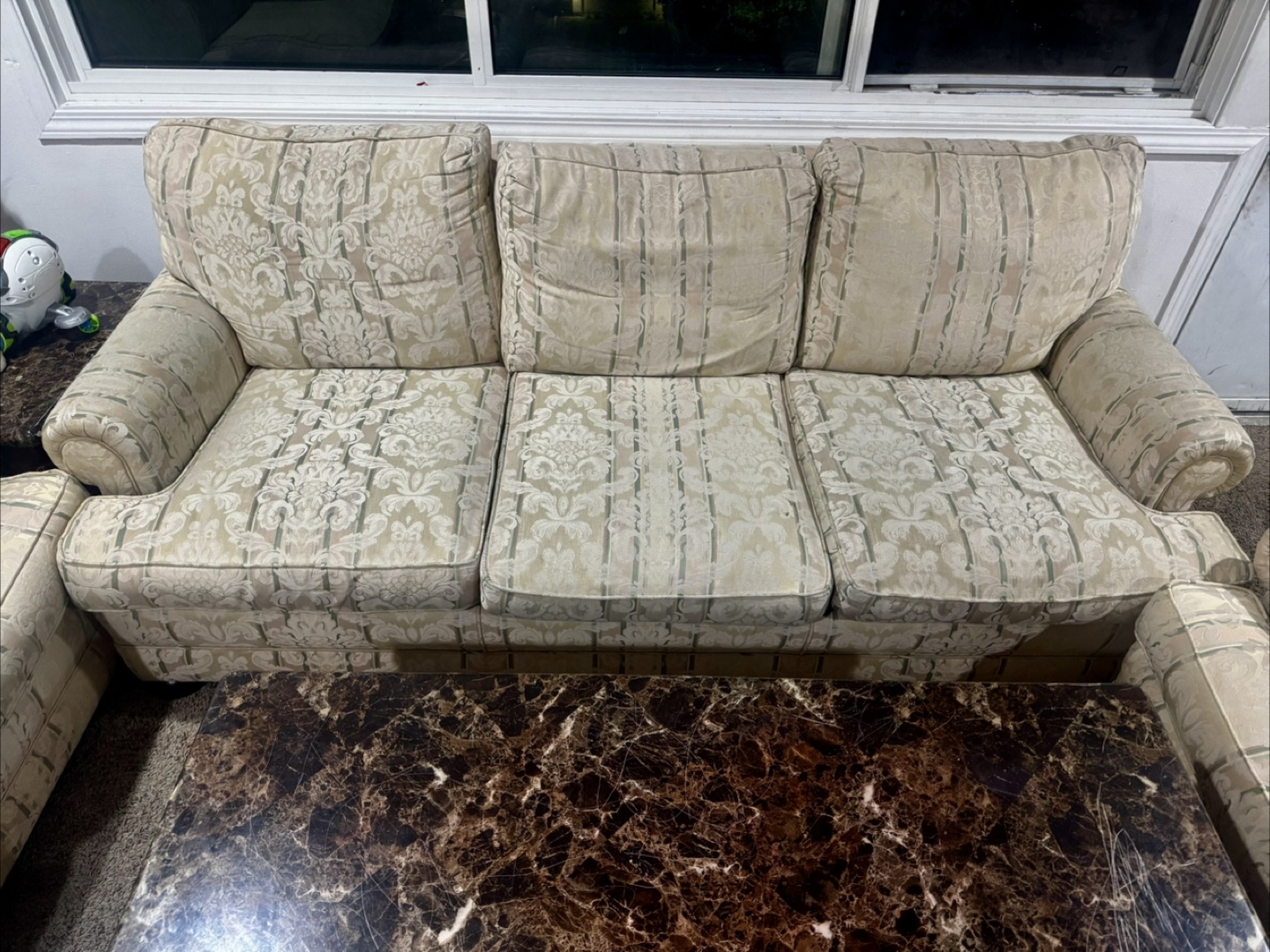 Floral Pattern Sofa and Chairs Set - photo 2