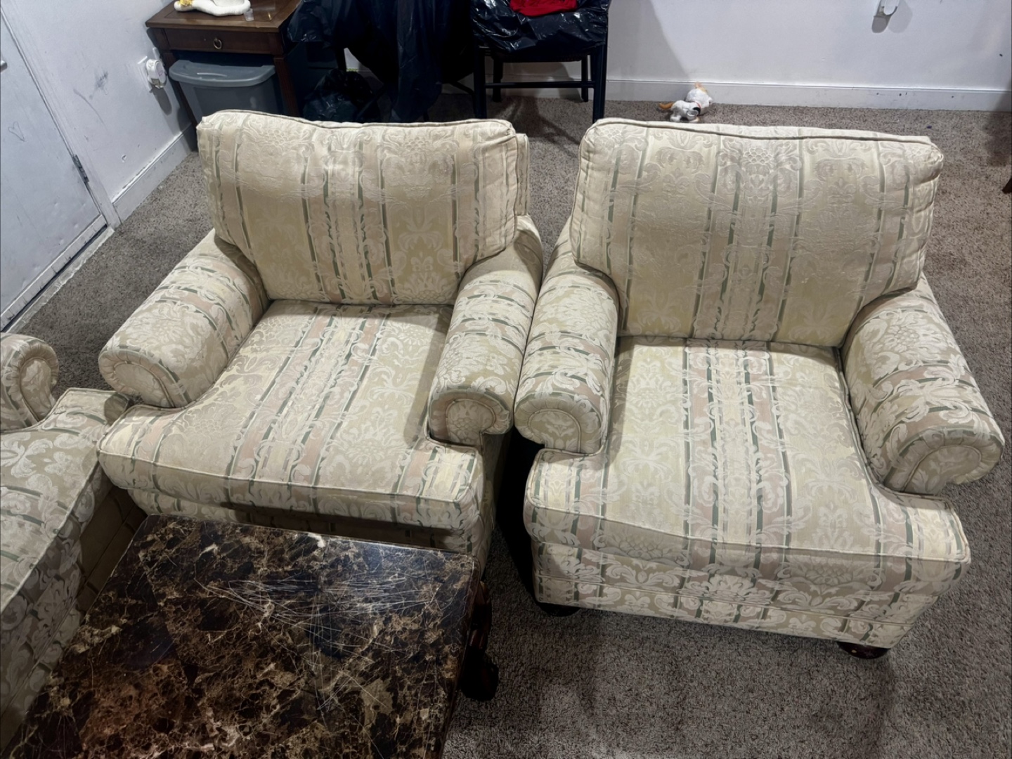 Floral Pattern Sofa and Chairs Set - photo 4
