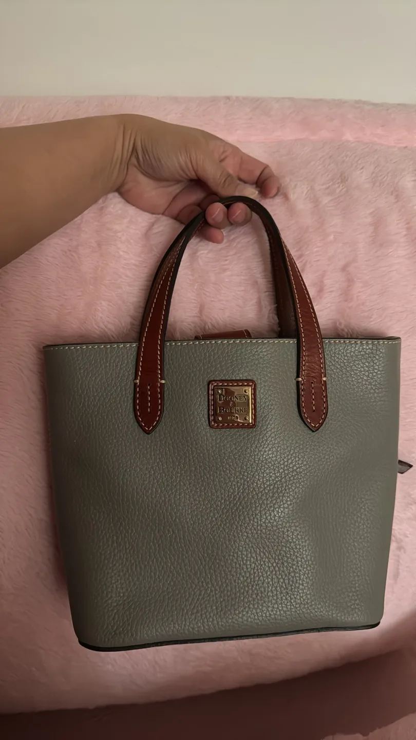 Dooney & Bourke Grey Mini Weekender Bag thumbnail