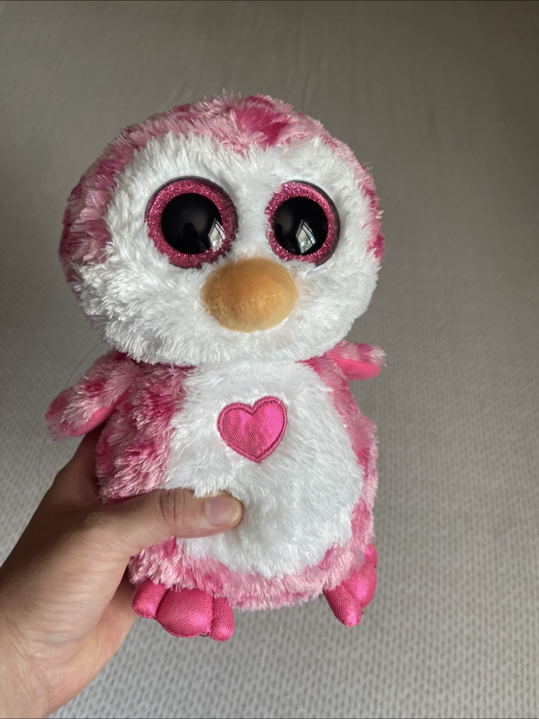 🇨🇦 Ty Beanie Boo Icy the Penguin Plush - Pink