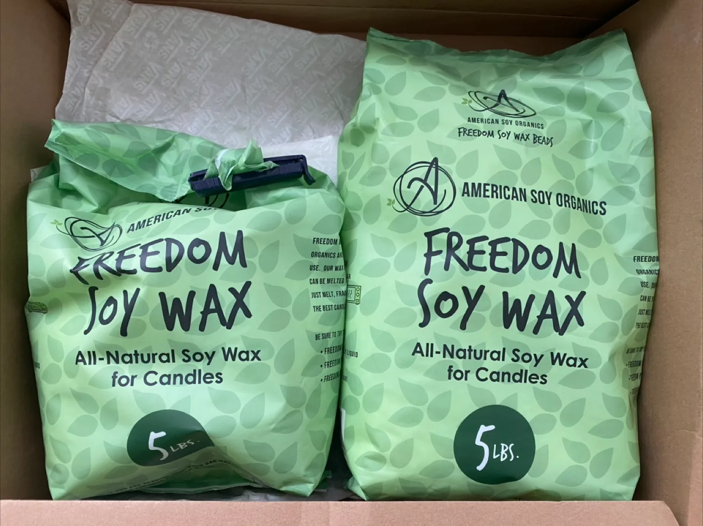 American Soy Organics Freedom Soy Wax - 10 lb thumbnail
