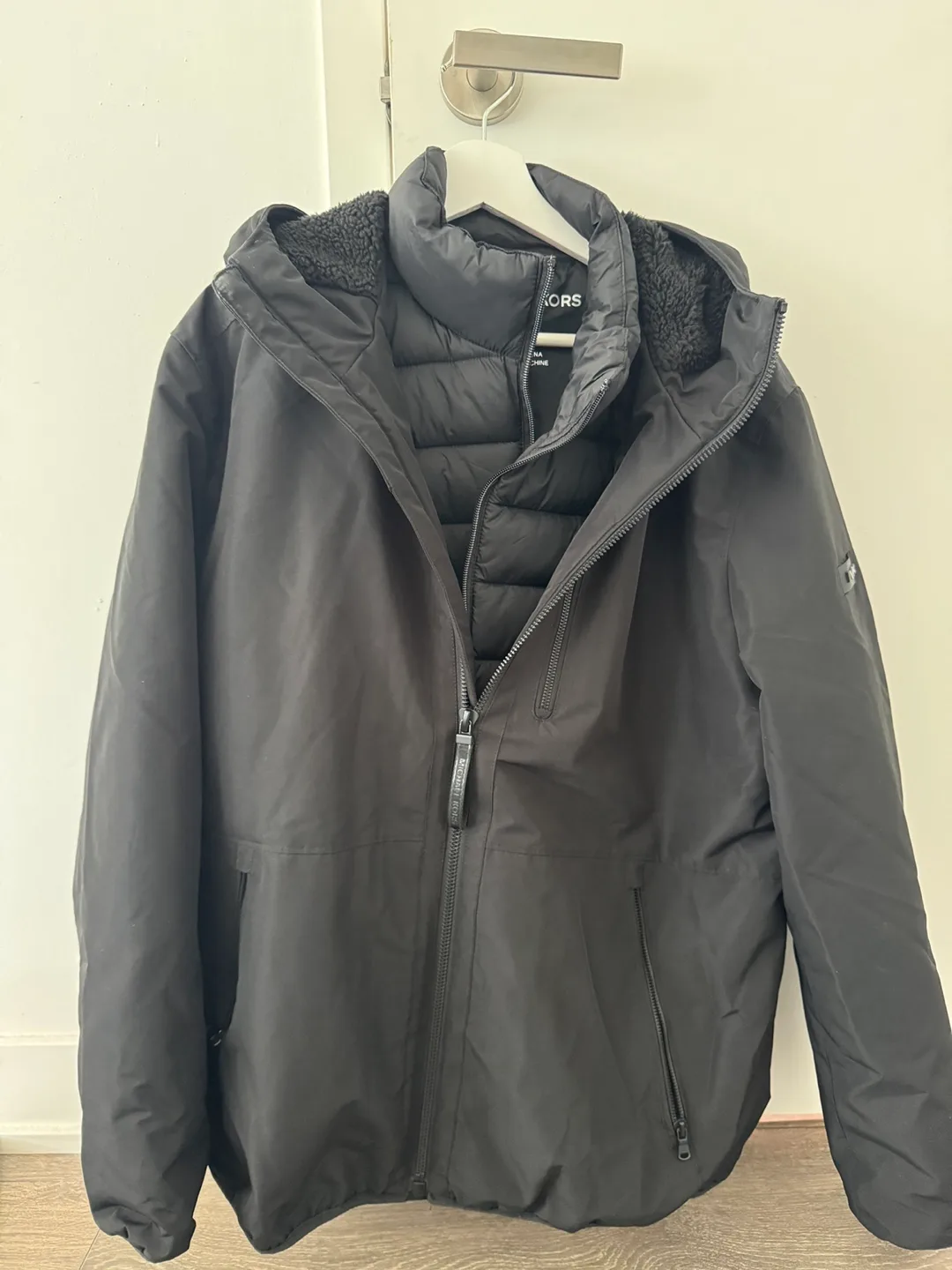 Michael Kors Men's winter jacket with Vest, Size L thumbnail