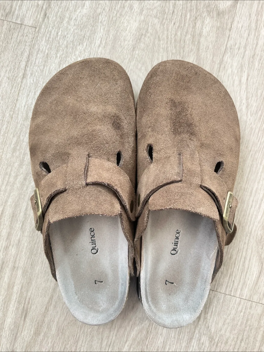 Quince Suede Mules/Clogs - Size 7 (US women) thumbnail