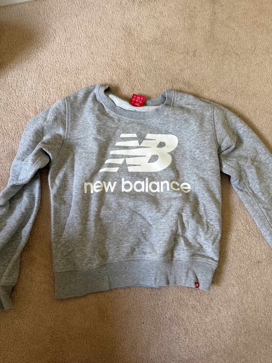 New Balance Grey Sweatshirt - Size Small thumbnail