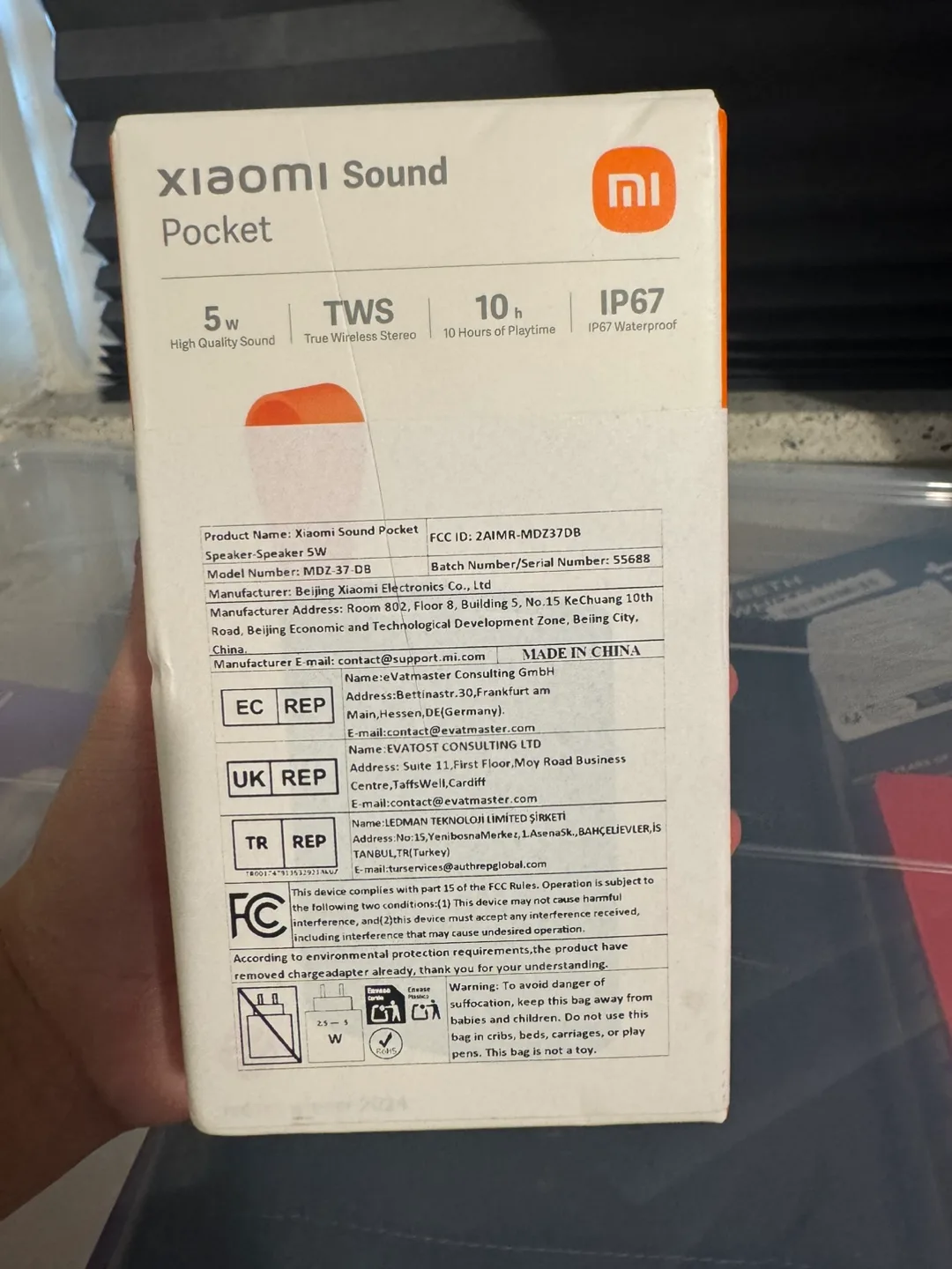Xiaomi Sound Pocket Speaker - Sealed New in Box! thumbnail