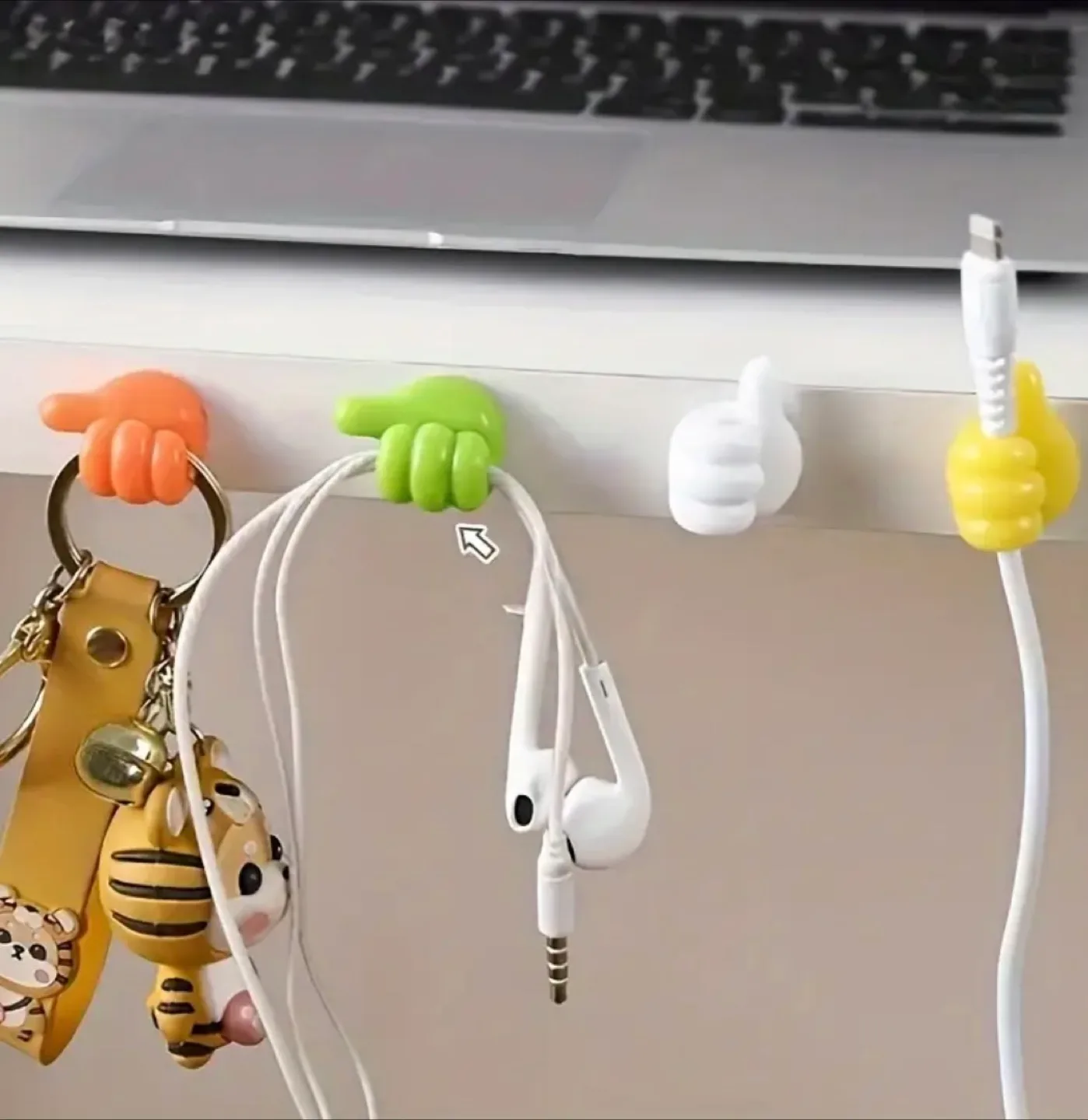 Cute Thumb Cable Clips - Cord Organizer thumbnail